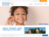 orl-dietikon.ch Webseite Vorschau