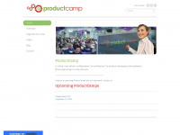 productcamp.org Webseite Vorschau