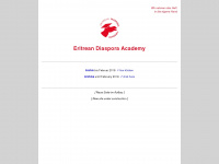 eritrean-diaspora-academy.org Webseite Vorschau