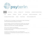 psyberlin.com Webseite Vorschau