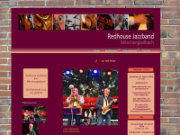 redhouse-jazzband.com Webseite Vorschau