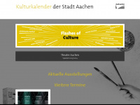 kulturkalender-aachen.de Webseite Vorschau