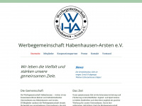werbegemeinschaft-habenhausen-arsten.de Webseite Vorschau