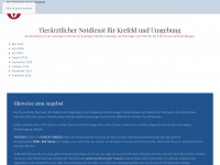 tierarzt-notdienst-krefeld.de Webseite Vorschau