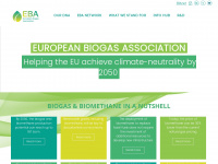 europeanbiogas.eu Webseite Vorschau