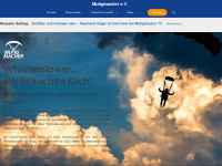 mutigmacher.org Webseite Vorschau