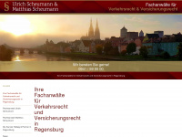 verkehrsrecht-regensburg.info Webseite Vorschau