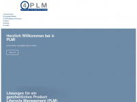 4-plm.de Webseite Vorschau