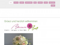 blumen-ball.ch Webseite Vorschau