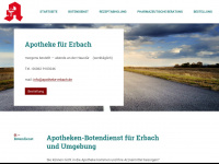 apotheke-in-erbach.de Webseite Vorschau