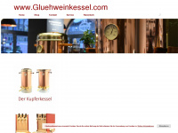 gluehweinkessel.com Webseite Vorschau