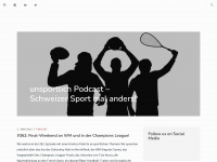 unsportli.ch Webseite Vorschau