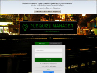 pubquiz-manager.de Webseite Vorschau
