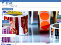 druck-produkte.de Webseite Vorschau