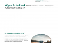 wyss-autokauf.ch Webseite Vorschau