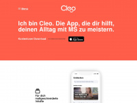 cleo-app.de Webseite Vorschau