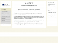avitax.de Webseite Vorschau