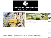 holzkoffer-manufaktur.com Webseite Vorschau