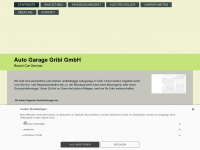 garage-gribi.ch Webseite Vorschau