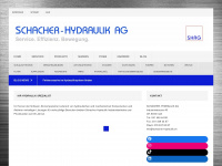 schacher-hydraulik.ch Webseite Vorschau