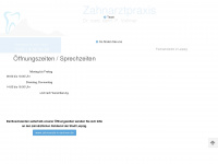 zahnarztpraxis-vollmar-hofmann.de Webseite Vorschau