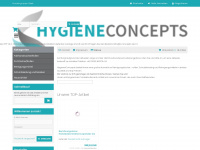 hygieneconcepts.de Webseite Vorschau