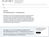 plavenir.ch Webseite Vorschau