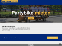 partybike-mieten.de Webseite Vorschau