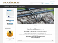 maximus-fishing.com Webseite Vorschau