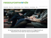 ressourcenwende.net Webseite Vorschau