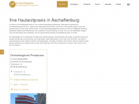aschaffenburg-hautarzt.de Webseite Vorschau