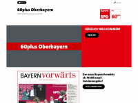 60plus-oberbayern.de Webseite Vorschau