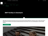 bnpparibas.dk Webseite Vorschau