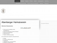 abenberg-heimatverein.de Webseite Vorschau