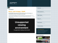 zap-audiovision.de Webseite Vorschau