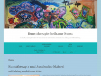 kunsttherapie-heilsamekunst.com Webseite Vorschau