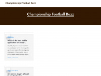 Buzzinchampionshipfootball.co.uk
