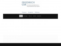 friedrich-gbr.de Webseite Vorschau
