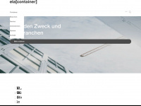 ela-container.ch Webseite Vorschau
