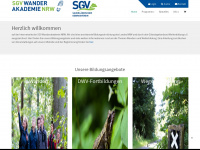sgv-wanderakademie.de Webseite Vorschau
