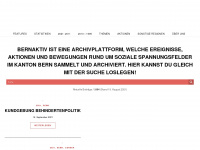 bernaktiv.ch Webseite Vorschau