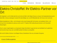 elektrochristoffel.ch Webseite Vorschau