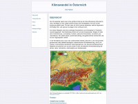 klimawandel-in-oesterreich.at Webseite Vorschau