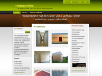 holzbau-hehle.at Webseite Vorschau