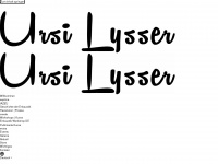 ursilysser.com Webseite Vorschau