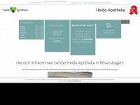 heide-apotheke-roevershagen.de Webseite Vorschau