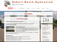 robert-bosch-gymnasium.de Webseite Vorschau