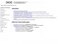 dge-homepage.de Webseite Vorschau