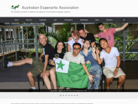 esperanto.org.au Webseite Vorschau