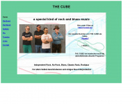 thecube-band.de Webseite Vorschau